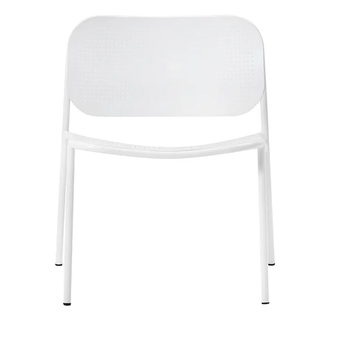 0172-CB Metis Dot White Chair By Studio Gabbertas