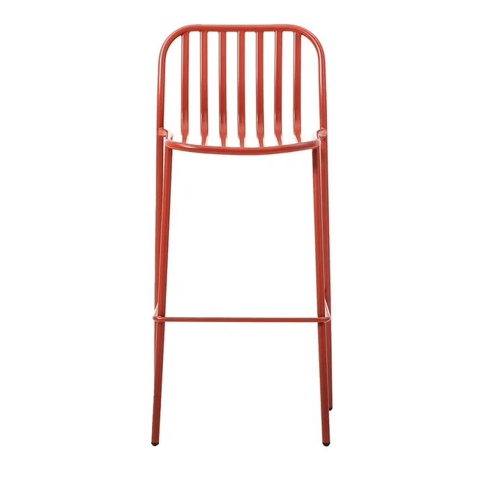 0194 Metis Line Red Bar Stool by Studio Gabbertas