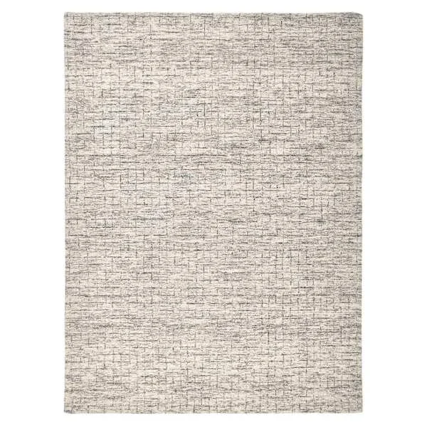 (A517) Crosby St. Tahoe Neutral Grey Textured Abstract Area Rug, 7×9