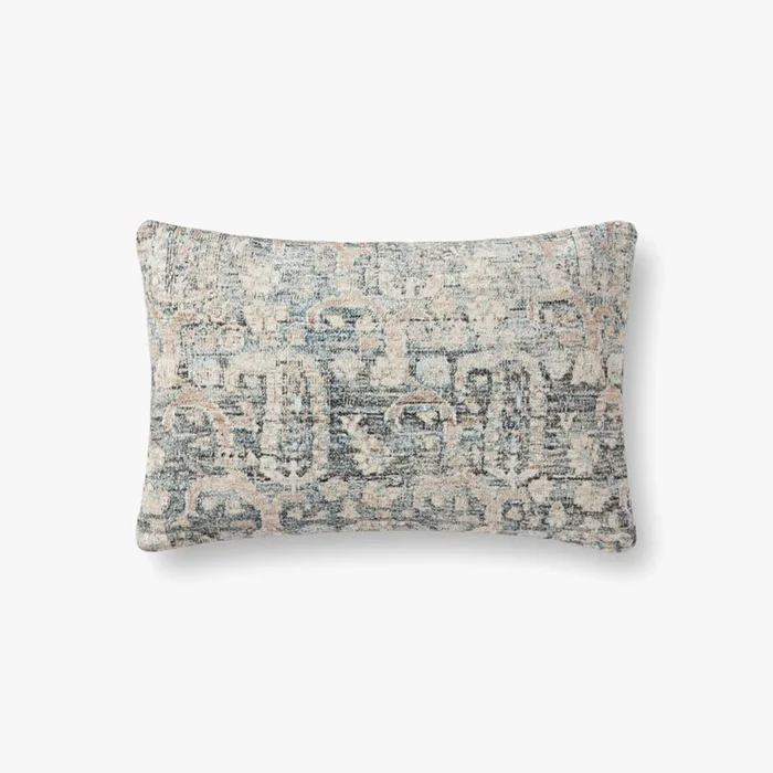 Amber Lewis x Loloi Pillows PAL0013 Ocean / Clay