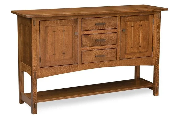 Amish Baraldi Mission Solid Wood Dining Sideboard