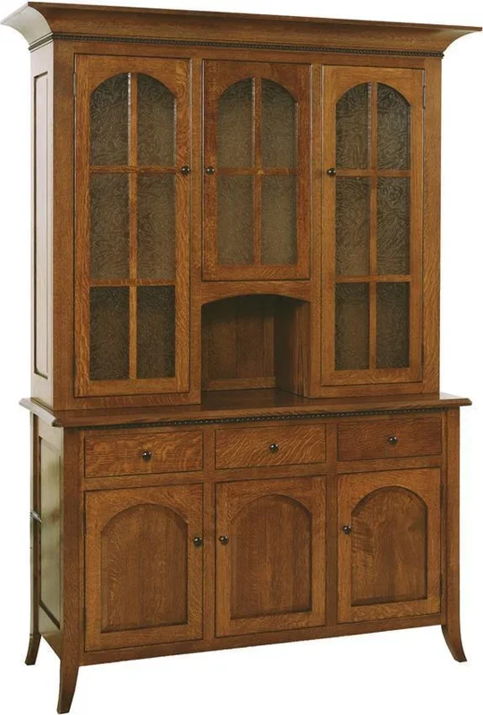 Amish Bunker Hill Three Door Hutch
