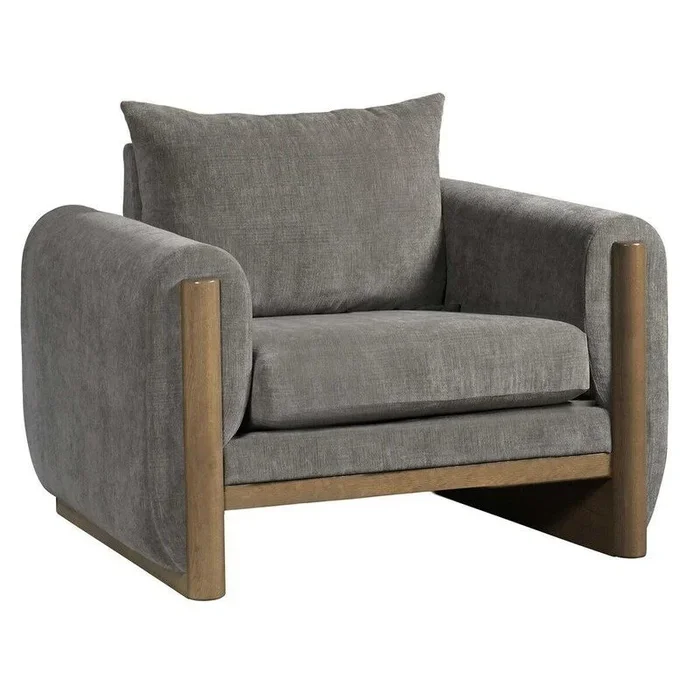 Amish Harmony Upholstered Lounge Chair with Optional Ottoman