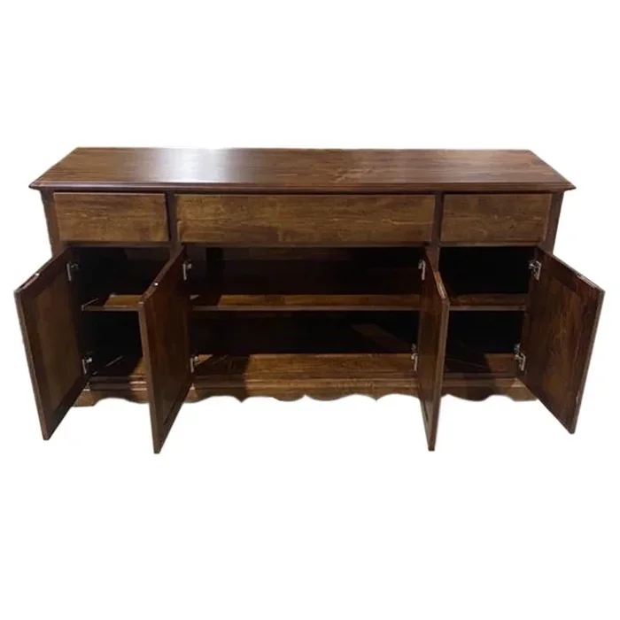Amish Outlet: 67″ Maple Wood Sideboard In-Stock