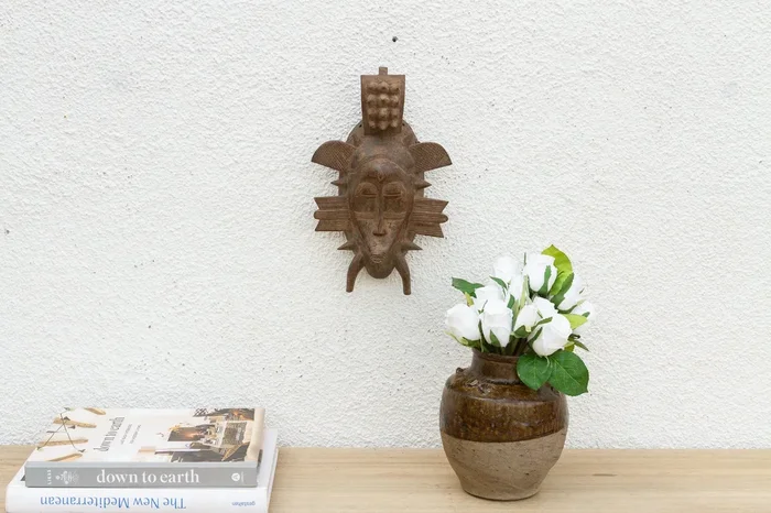 Ancient Kloma Crest African Mask (Trade)