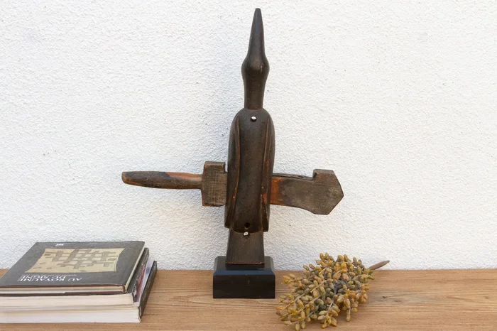 Antique Dogon Bird Guardian Door Lock