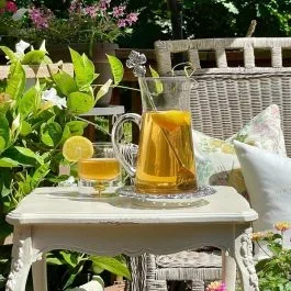 Arthur Court 3 Piece Fleur De Lis Pitcher Set