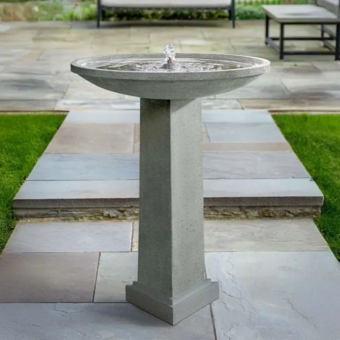 Aspire Pedestal Fountain – Alpine Stone Patina
