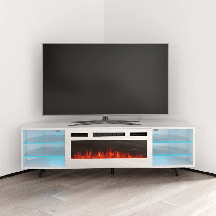 Austin WH-EF Corner Fireplace TV Stand