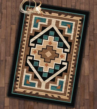 Aztec River Rug – 5 x 8