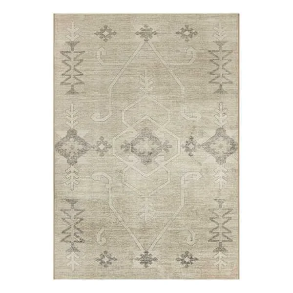 (B857) Astrid Printed Washable Area Rug, 8×10