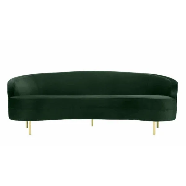 Baila Forest Green Velvet Sofa
