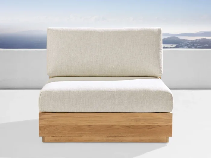 Bal Harbour Outdoor Teak Armless Chair