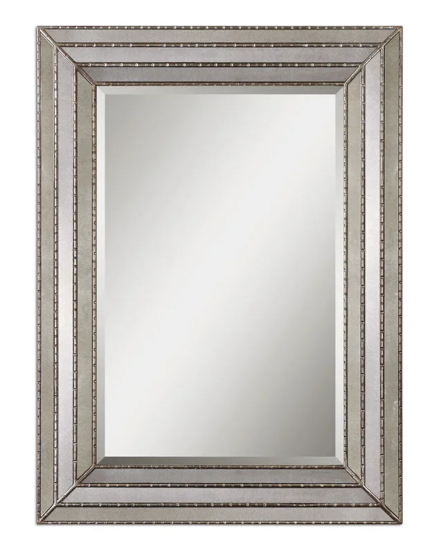 Bamboo Detail Rectangular Mirror