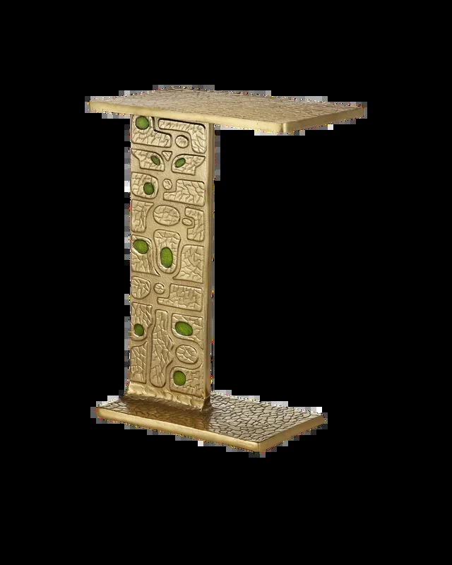 Beau Monde Gold & Green C Table