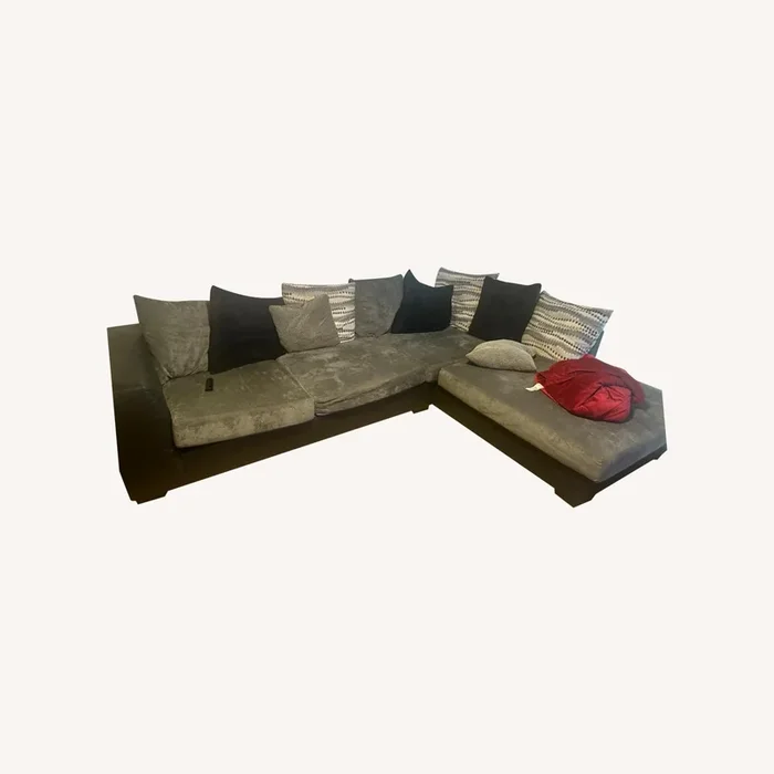 Black and Grey Sectional