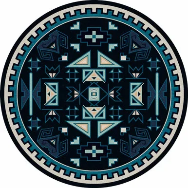Blue Valley Rug – 8 Ft. Round