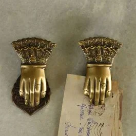 Brass Hand Memo Clip