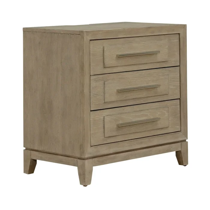 Brentwood 3-Drawer Nightstand