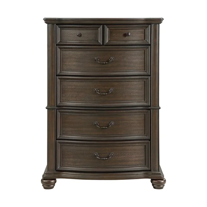 Brunswick Brunswick 5-Drawer Chest In Mahogany