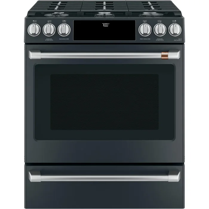 Café 30-inch Slide-In Gas Range with Warming Drawer CGS700P3MD1