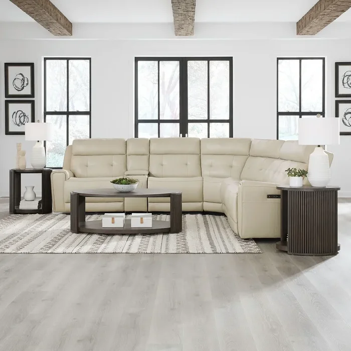 Casual 6-Piece Sectional with USB/C Charging Ports