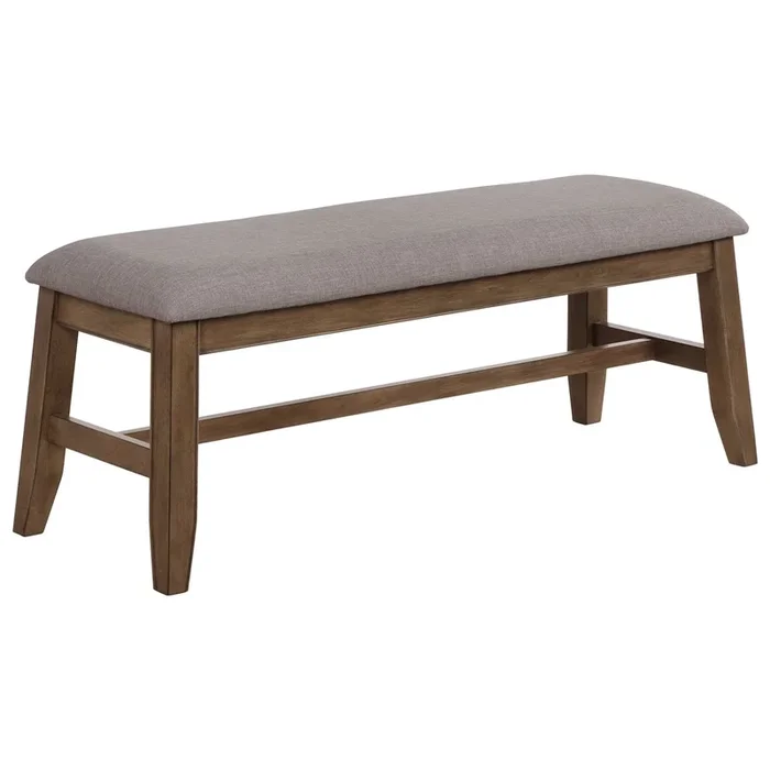 Casual Upholstered Dining Bench
