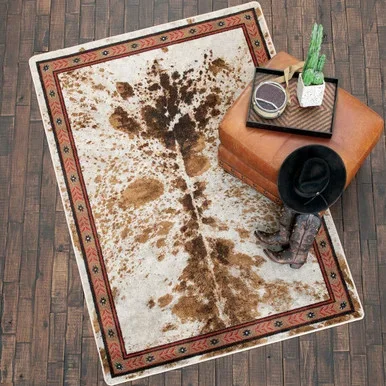 Cattle Drive Spotted Brindle Rug – 5 x 8