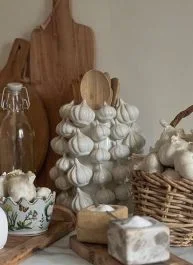 Ceramic Garlic Crock Vase