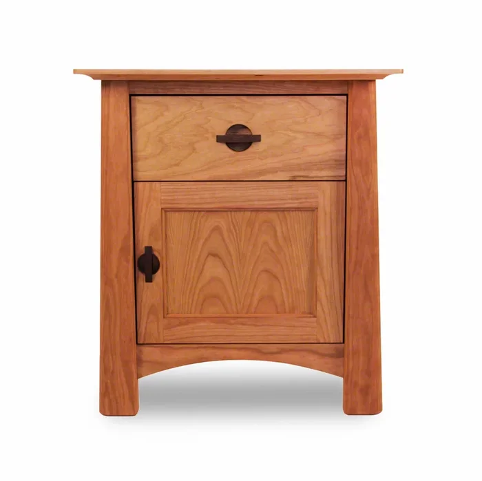 Cherry Moon 1-Drawer Nightstand With Door – Floor Model