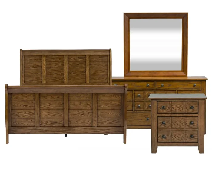Choctaw 4 Pc. Sleigh Bedroom Set