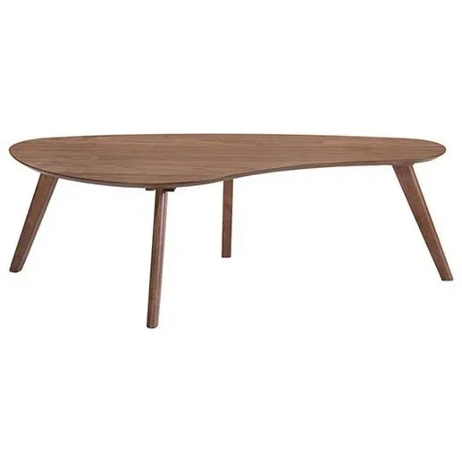Cocktail Table with Teardrop-Shaped Top