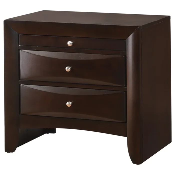Contemporary 2 Drawer Nightstand