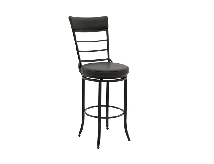 Contemporary 30″ Ladder Back Upholstered Barstool