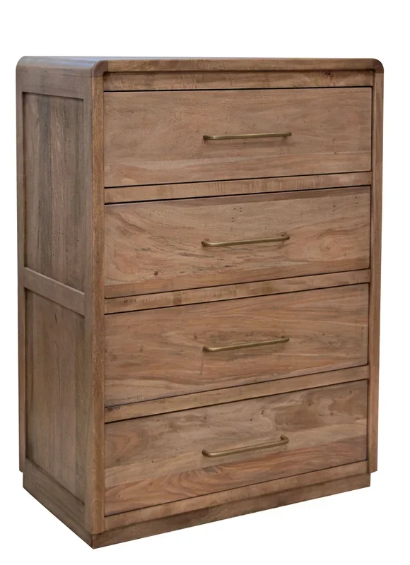 Contemporary 4-Drawer Bedroom Chest