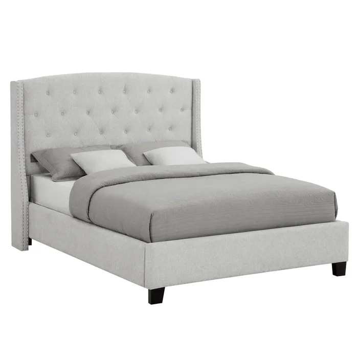 Eva King Upholstered Bed