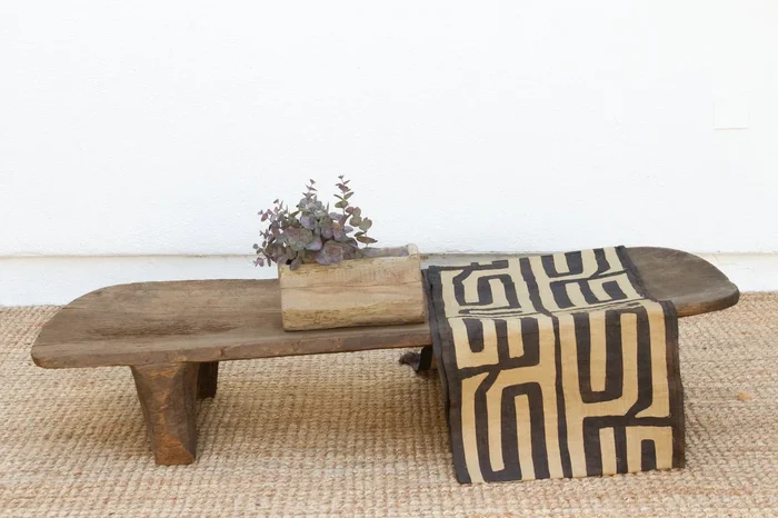 Farmhouse African Carved Low Table (Trade)