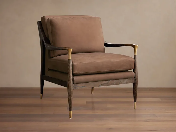 Fisher Nubuck Leather Chair