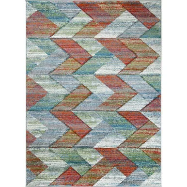 Flagstaff Chevron Rug – 8 x 10