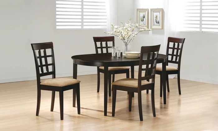Gabriel Dining Set with Lattice Back Chair