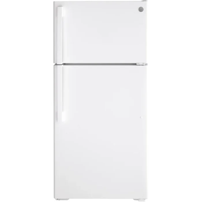GE 28-inch, 15.6 cu. ft. Top-Freezer Refrigerator GTE16GTNRWW