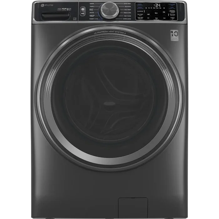 GE Profile 5.5 cu. ft. Front Loading Washer with UltraFresh Vent System Plus PFW955SPWDS