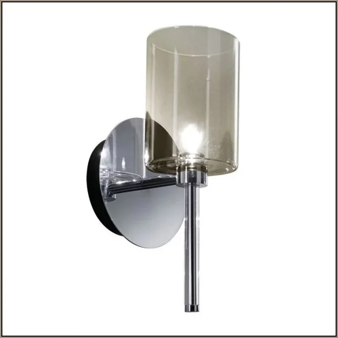 Grey, Red And Crystal Spillray Ap Wall Light From Axo Light