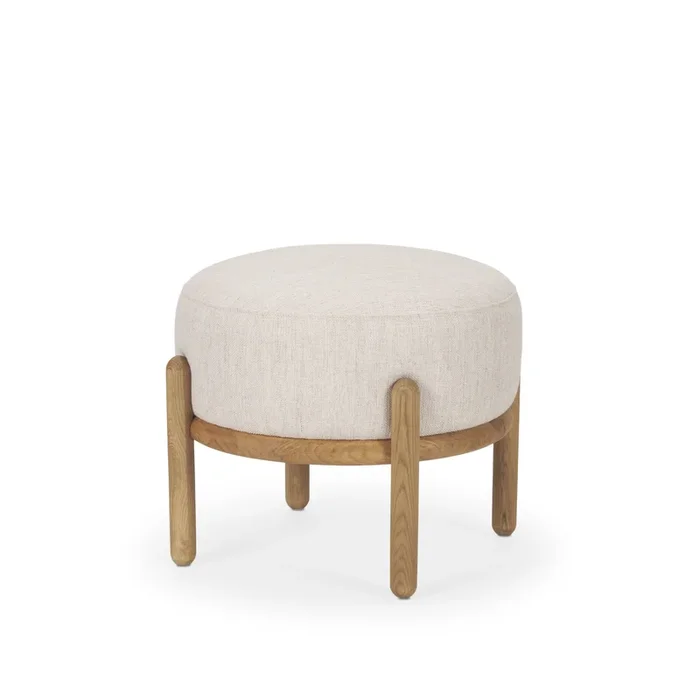 Gwynn Beige Pouf