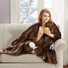 Heated Plush Blanket Wrap