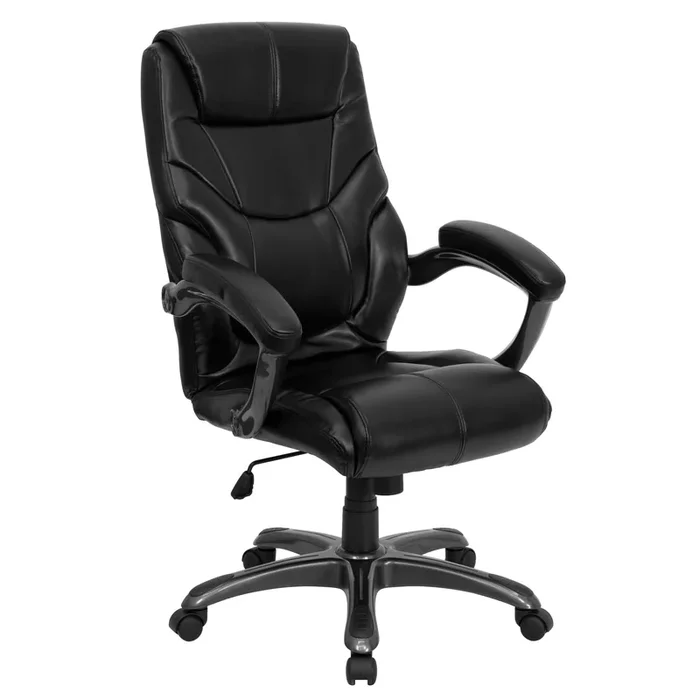 High Back LeatherSoft Executive Swivel Ergonomic Office Chair with Arms