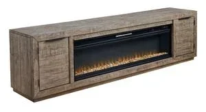 Krystanza TV Stand With Electric Fireplace