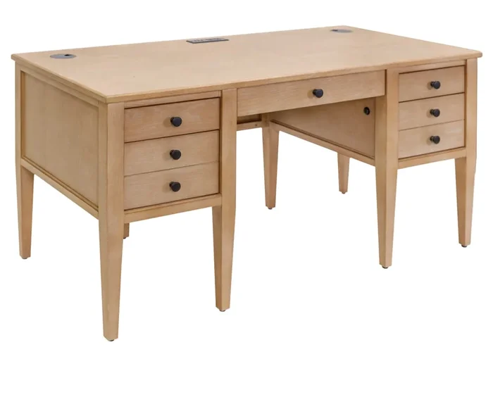 Langston Half Pedestal Desk