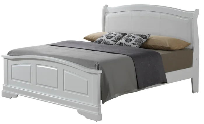 Louis Phillipe G3190C Bed White By Glory