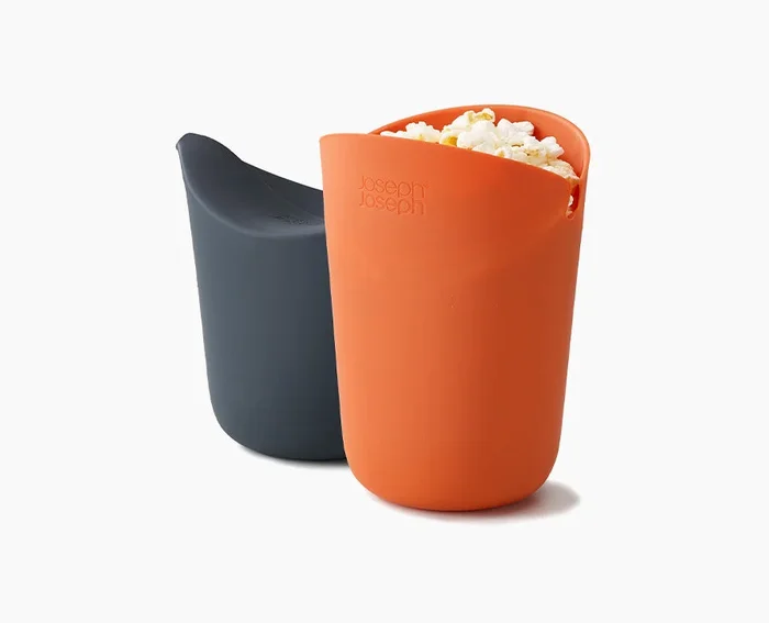 M-Cuisine™ 2-piece Orange Popcorn Maker Set